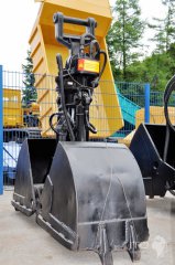 Baumaschinen / Zweischalengreifer